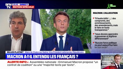 Gilles Platret: "J'ai l'impression que le président est en train de préparer une crise institutionnelle"