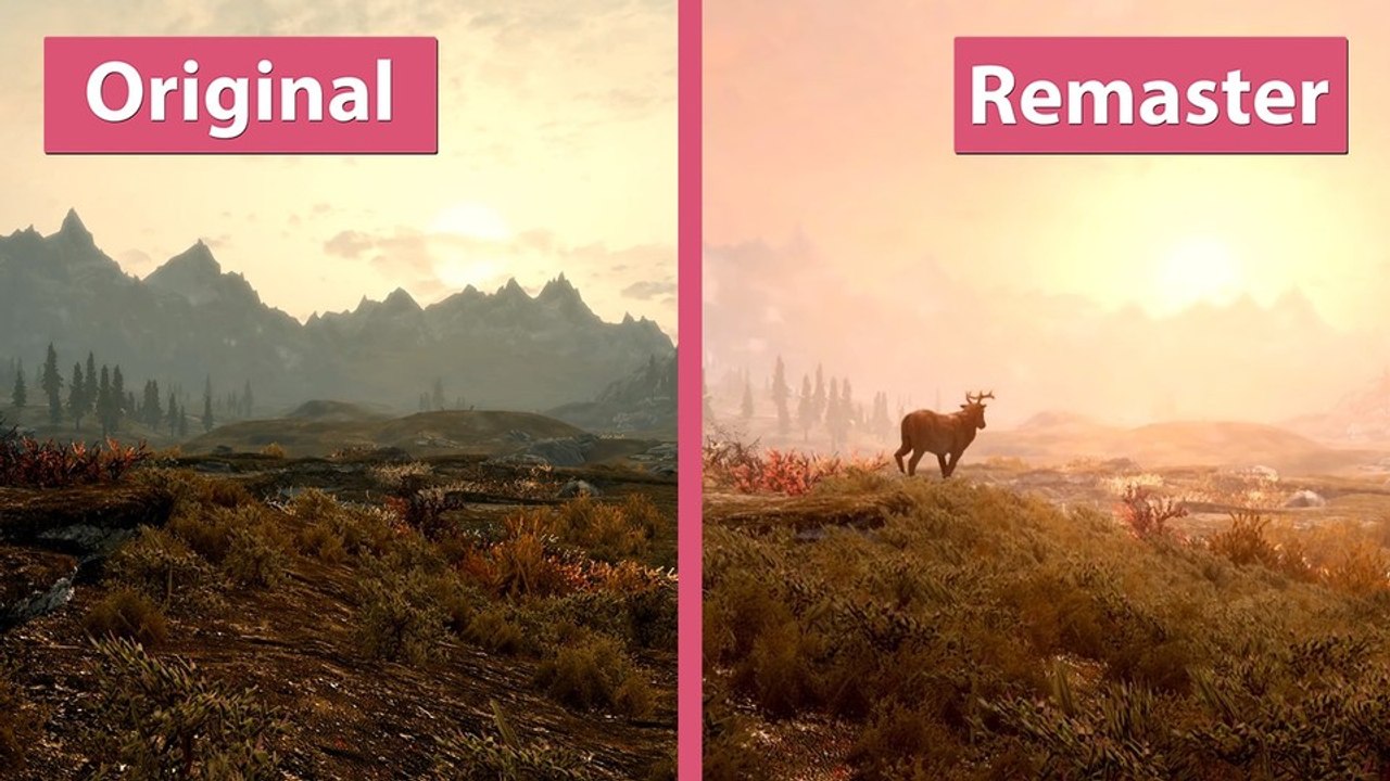 The Elder Scrolls 5: Skyrim - Special Edition Remaster gegen Original im Trailer-Vergleich