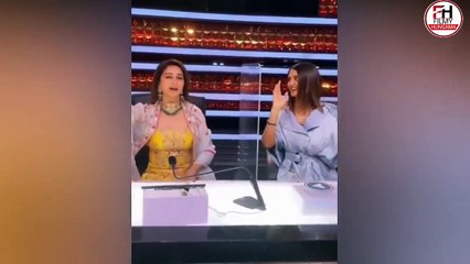 Madhuri Dixit and Nora Fatehi Remarkable Dance on O Raam Ji Song at Dance Deewane Season 3