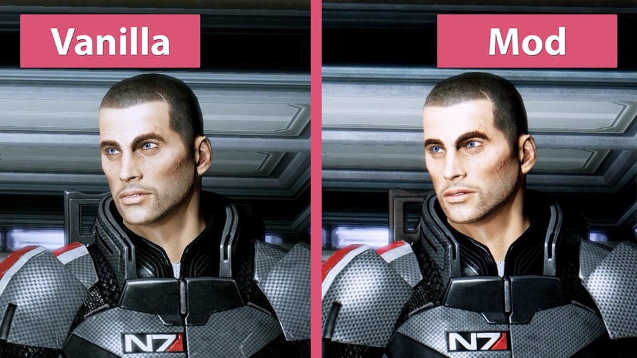 Mass Effect 2 - Subtiles Mod-Remaster im Vergleich zum Original