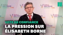 Mélenchon demande un vote de confiance pour Borne