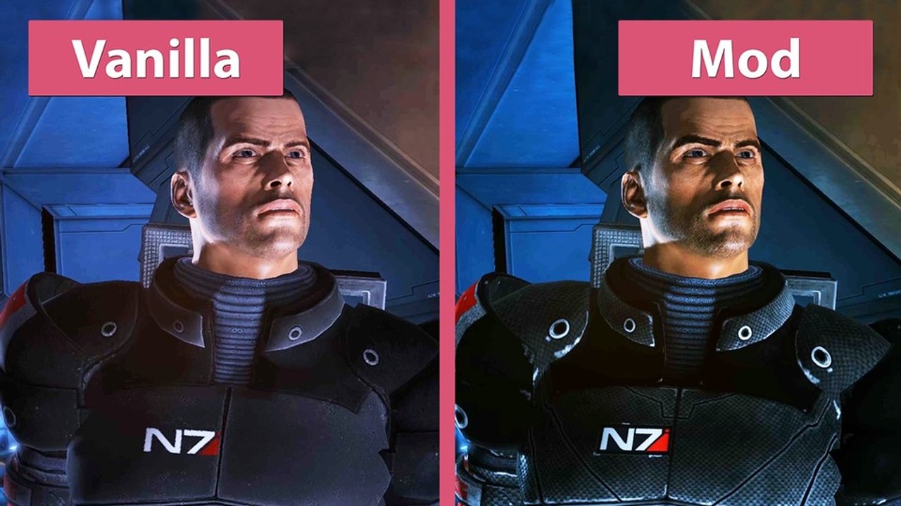 Mass Effect - Do-It-Yourself Mod-Remaster im Vergleich zum Original