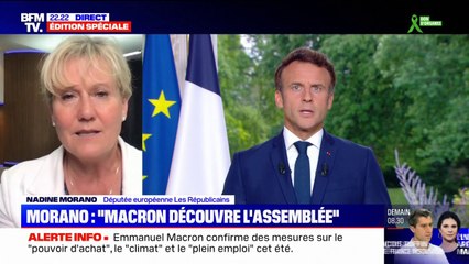 Nadine Morano: "Nous ne serons pas dans un comportement de blocage" à l'Assemblée