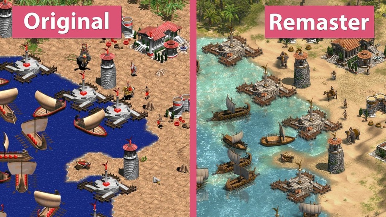 Age of Empires Definitive Edition - Original und Remaster im Screenshot-Vergleich