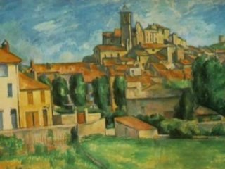 Cézanne peint