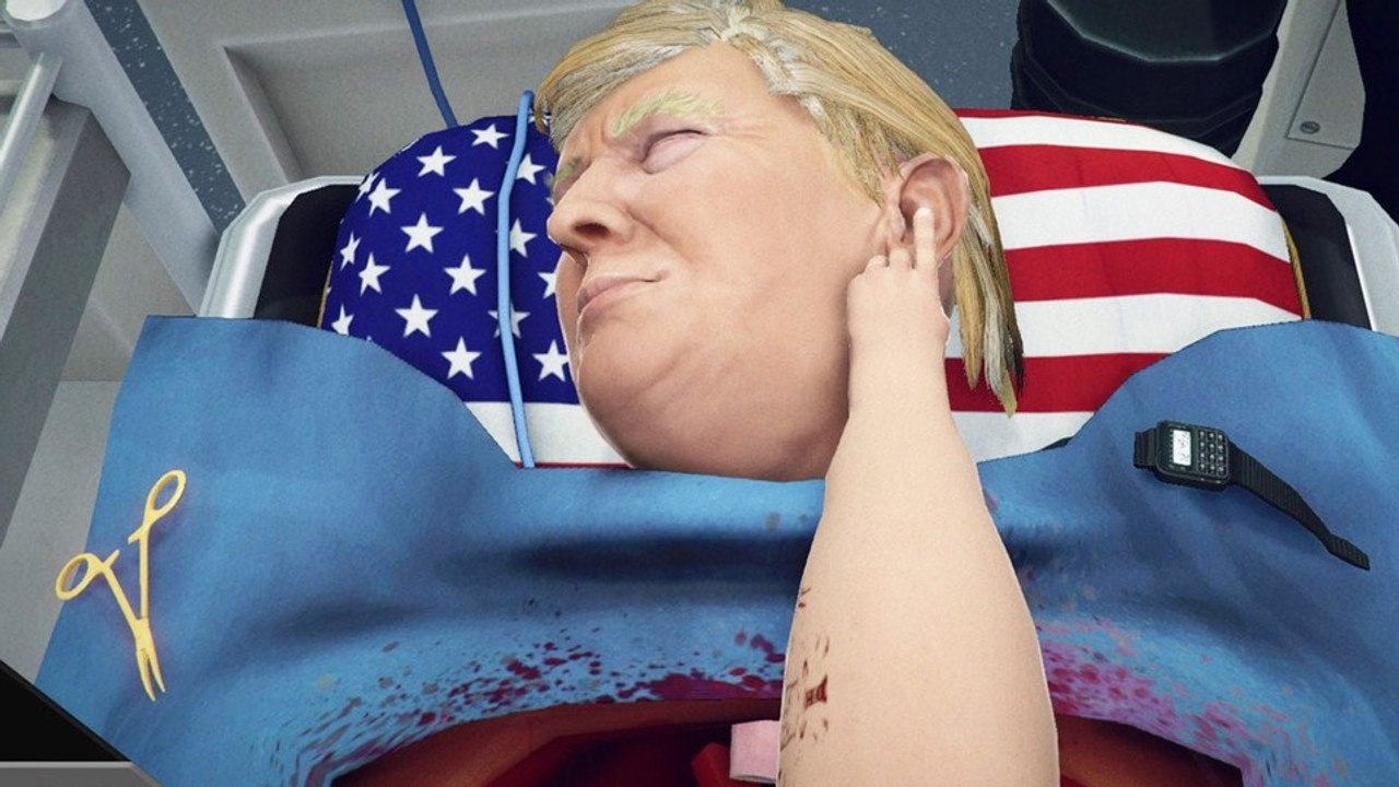 Surgeon simulator: bus(c)h vs. trump - ein neues herz für donald drumpf