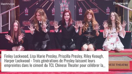 Elvis Presley : Sa famille réunie au grand complet, rare apparition de ses jolies petites-filles