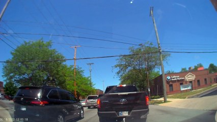 Motorcyclist Going to Fast Rear-Ends Truck with no Helmet