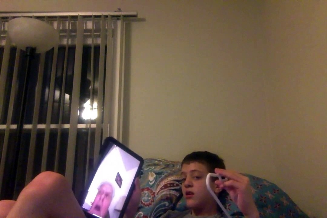 talking to my grandma on FaceTime something happened shocking