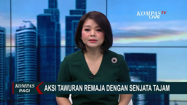 Puluhan Remaja dengan Senjata Tajam Terlibat Tawuran di Tebet Jakarta Selatan