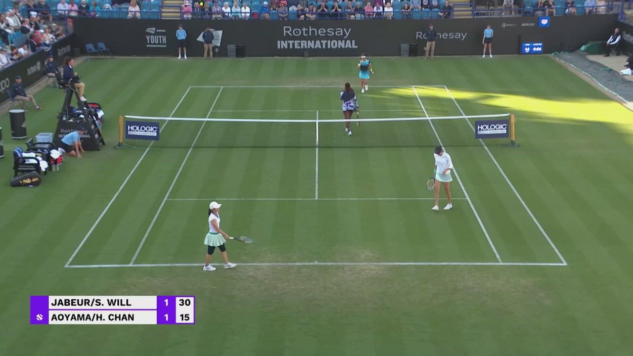 CLEAN: Serena and Jabeur keep on rolling in Eastbourne doubles