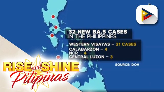 DOH, nakapagtala ng 32 bagong kaso ng Omicron subvariant BA.5 sa bansa