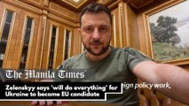Zelenskyy says 'will do everything' for Ukraine to become EU candidate