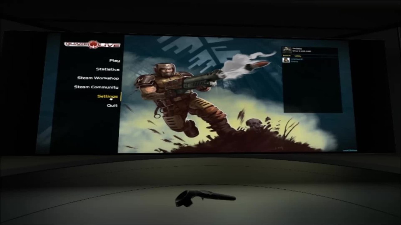 SteamVR - Theater Mode - Quake 01