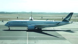 Cathay Pacific A350-900 Inaugural Flight Arrived in Cape Town International Airport