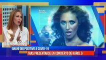 Anahí da positivo a 'Covid-19' ¿Tras presentarse con 'Karol G'?