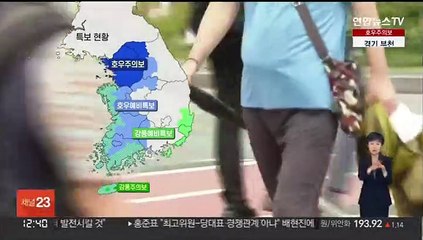 [날씨] 내일까지 전국 장맛비…서울 '호우주의보'