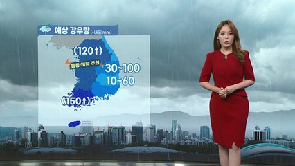 [날씨] 내륙 곳곳 본격 장마 영향...'폭우' 쏟아져  / YTN