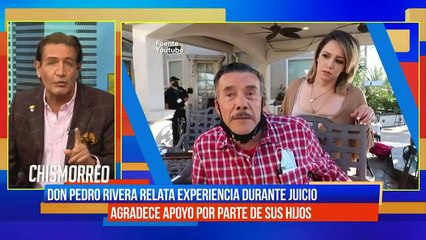"Fueron días muy estresantes" Pedro Rivera sobre juicio