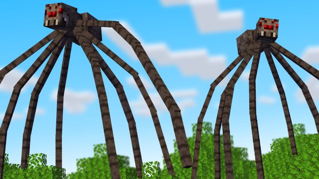 Minecraft Mobs if they were TALL