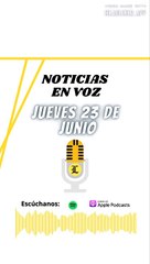 Resumen de noticias de este jueves 23 de junio