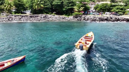 Le Prêcheur, symbole de la montée des eaux qui ronge le littoral de Martinique
