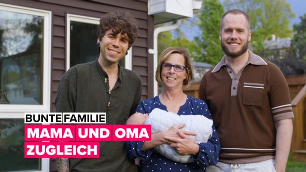 Bunte Familie: Mama und Oma zugleich