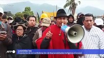 Indígenas y gobierno miden fuerzas y avivan protestas de Ecuador