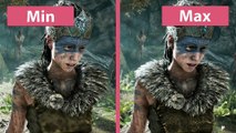 Hellblade: Senua's Sacrifice - Minimale und maximale Grafik-Details im Vergleich