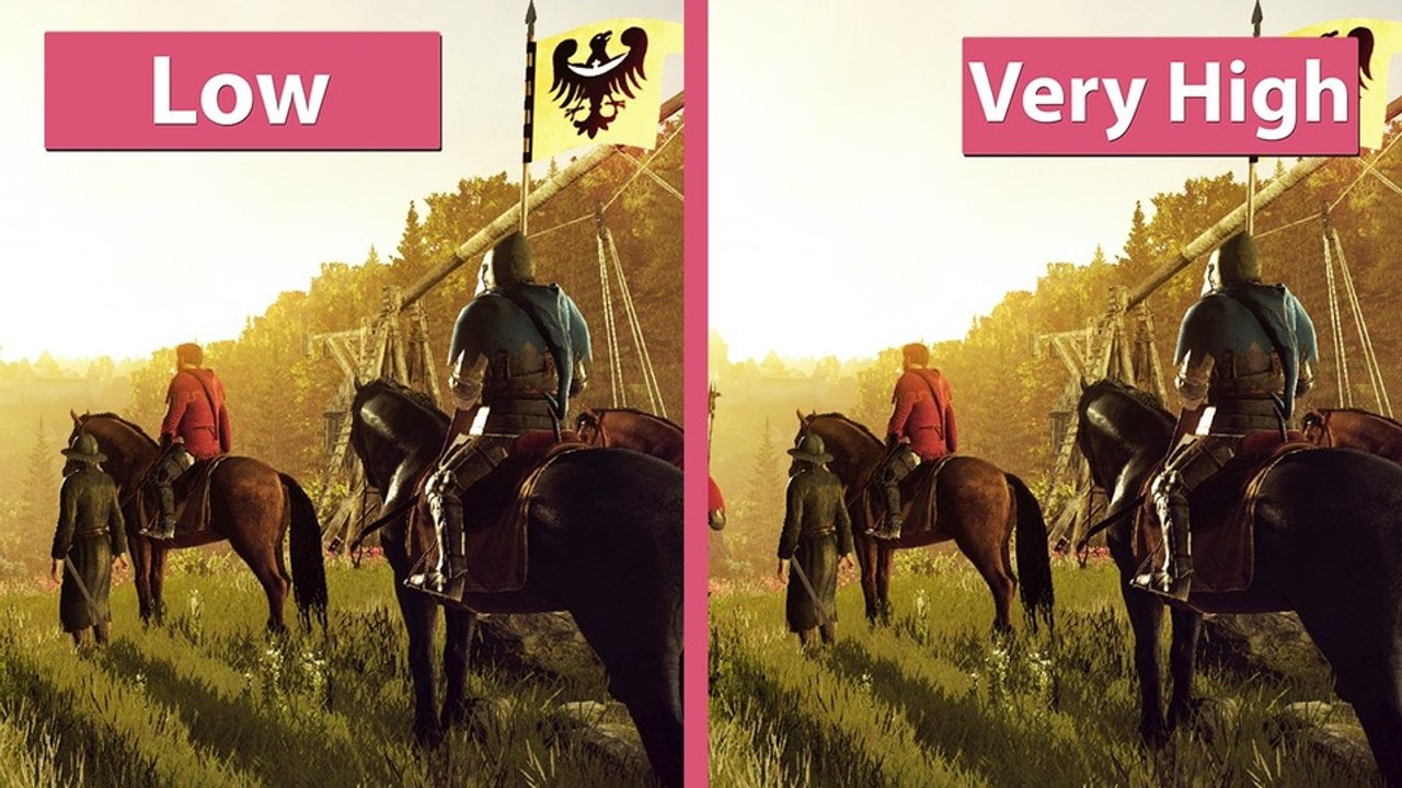 Kingdom Come: Deliverance (Beta) - Alle Details von niedrig bis sehr hoch im Grafik-Vergleich