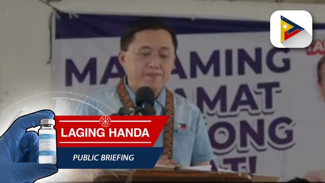 Ilang mga residente ng Bargy. Macangao, Lupon, Davao Oriental hinatiran ng tulong ng tanggapan ni Sen. Go at DSWD