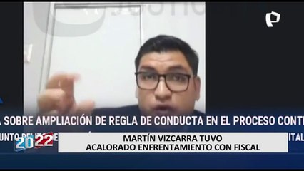 Martín Vizcarra se altera en audiencia judicial con el fiscal Osias Castañeda