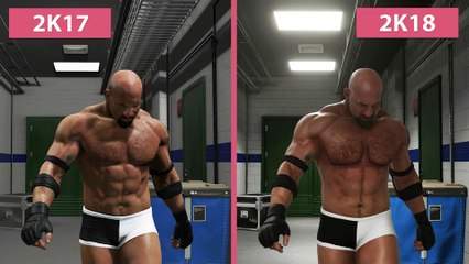 WWE 2K17 gegen WWE 2K18 - Einlauf-Sequenz von Bill Goldberg im Vergleich