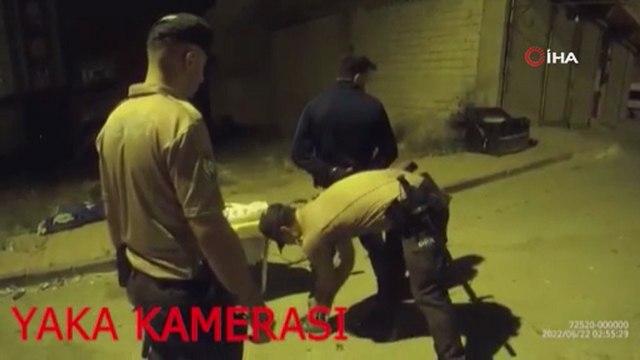 İnşaat malzemesi çalan şahıs bekçilerden kaçamadı