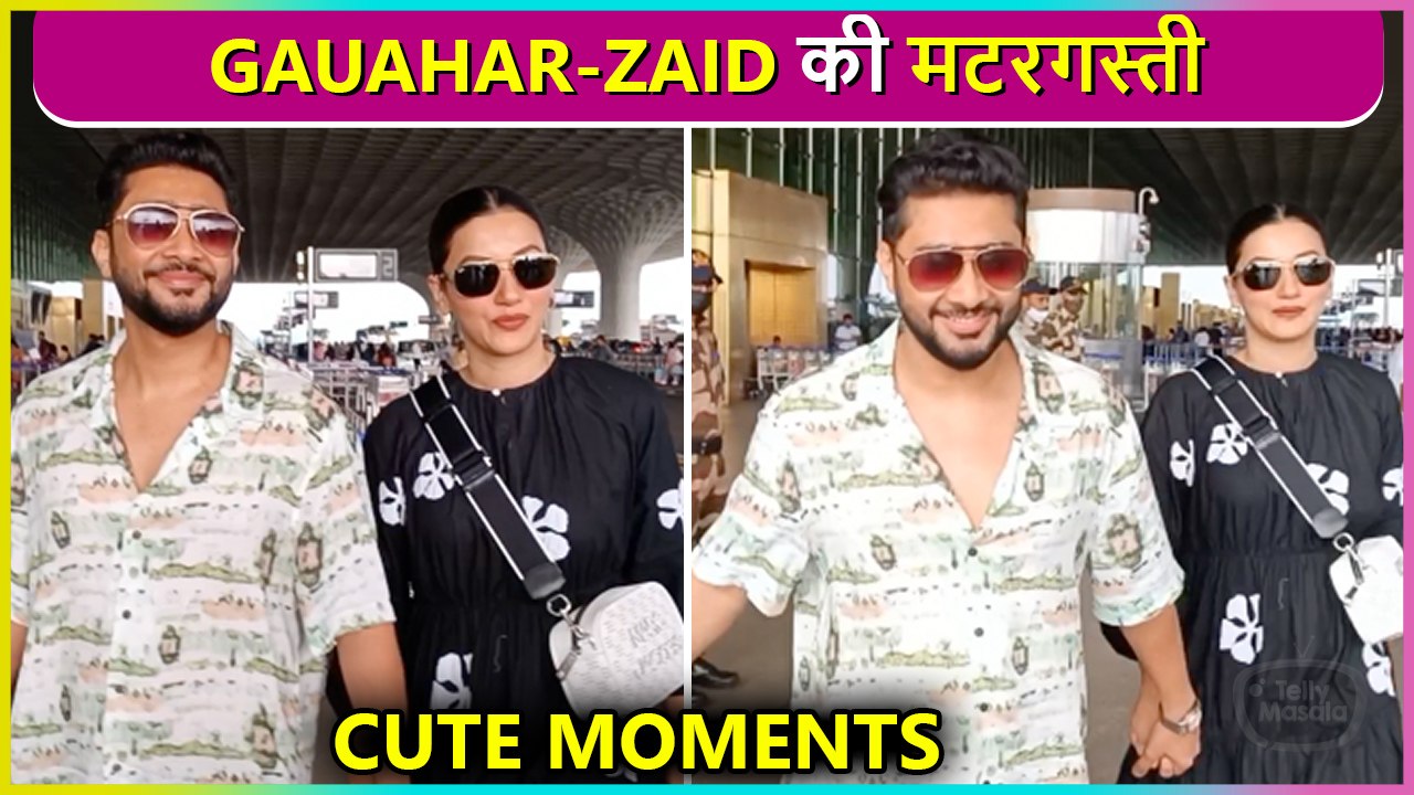 Gauahar Khan & Zaid Darbar's Cute Moments | Fun...