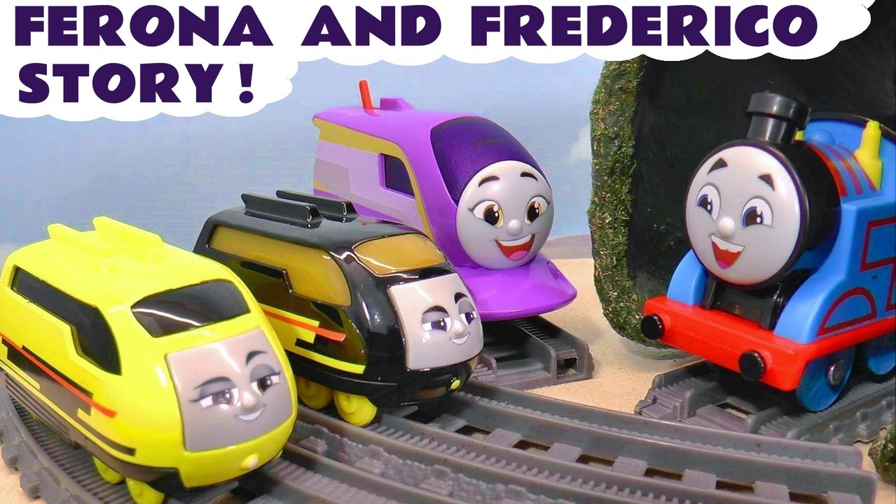 Thomas and Friends Kana All Engines Go Toy Train Story with Ferona and Frederico Cartoon for Kids Children