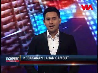 Kebakaran Lahan Gambut di Ogan Ilir Sumatera Selatan