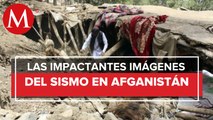 Entre escombros, así quedó Afganistán tras fuerte sismo de hoy; fotos y videos