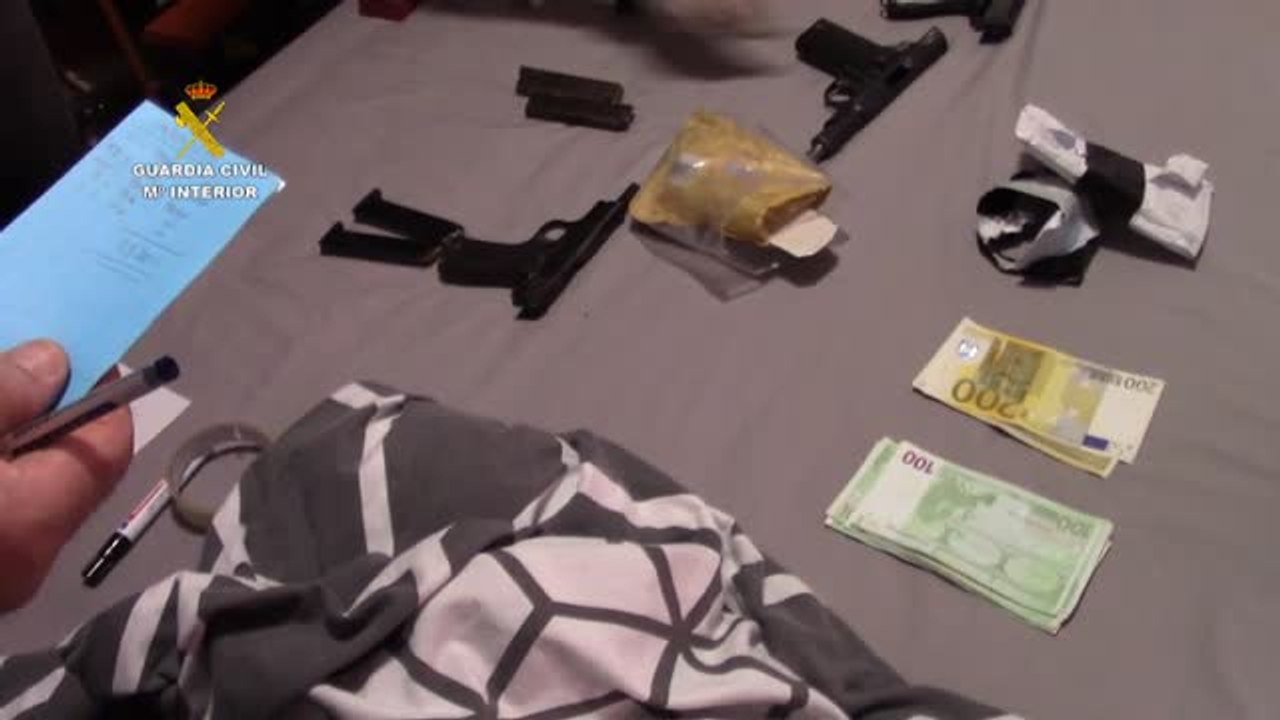 Desarticulada una organización dedicada al tráfico de armas y munición