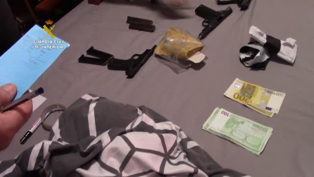 Desarticulada una organización dedicada al tráfico de armas y munición