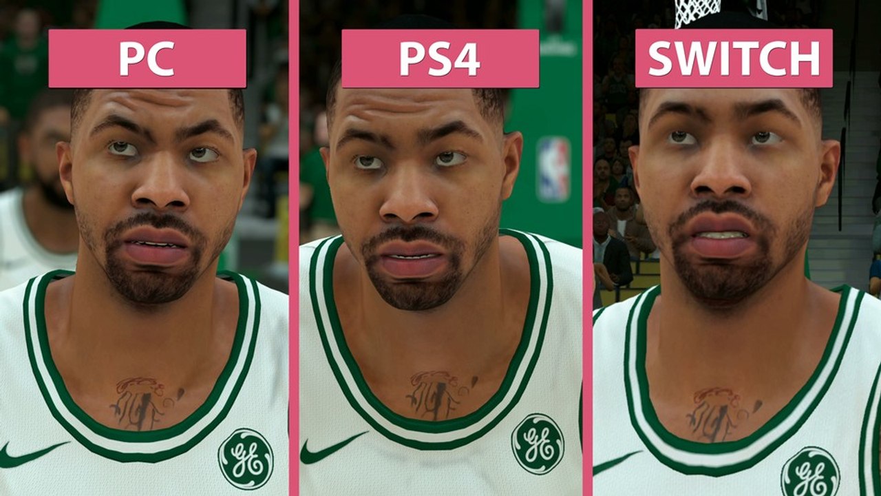 NBA 2K18 - Nintendo Switch vs PS4 und PC im Grafikvergleich