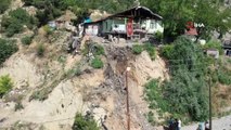 Karabük'te toprak kayması meydana geldi: 5 ev tedbir amaçlı boşaltıldı