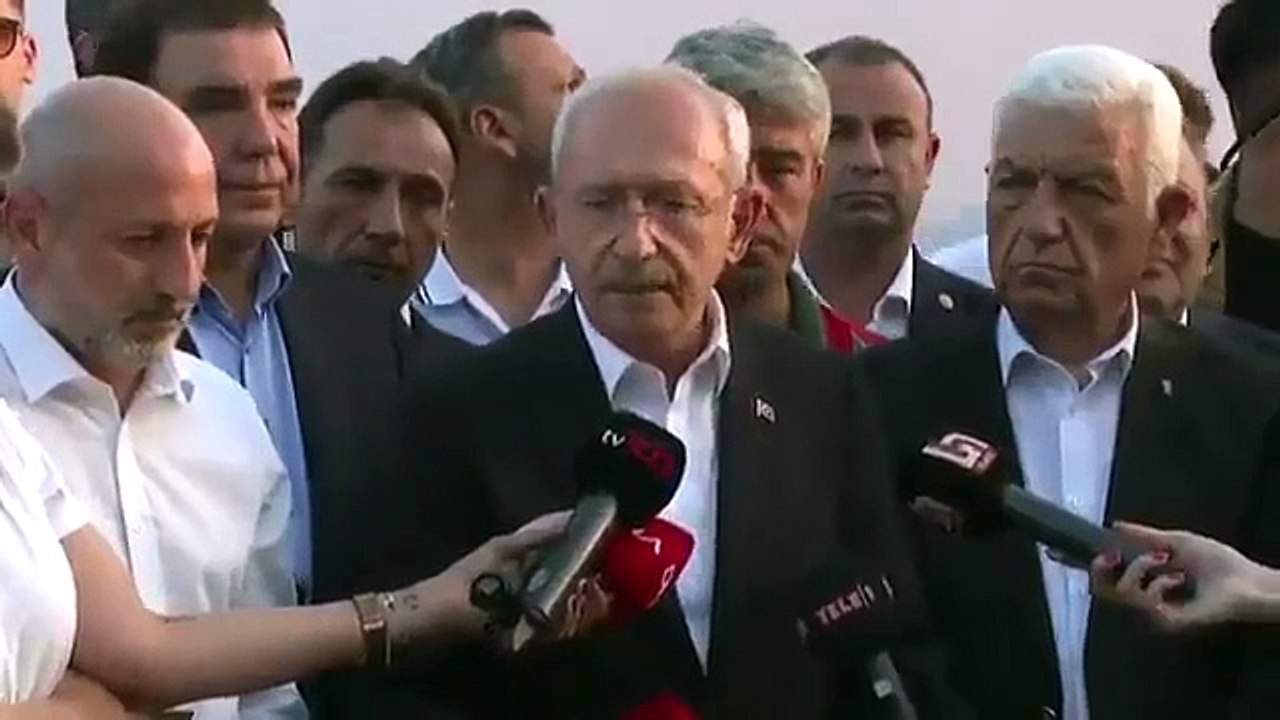 Kılıçdaroğlu "Helikopter yok" dediği esnada üstünden geçti