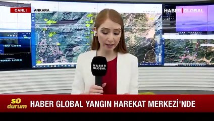 Haber Global yangın harekat merkezinde! İşte son durum
