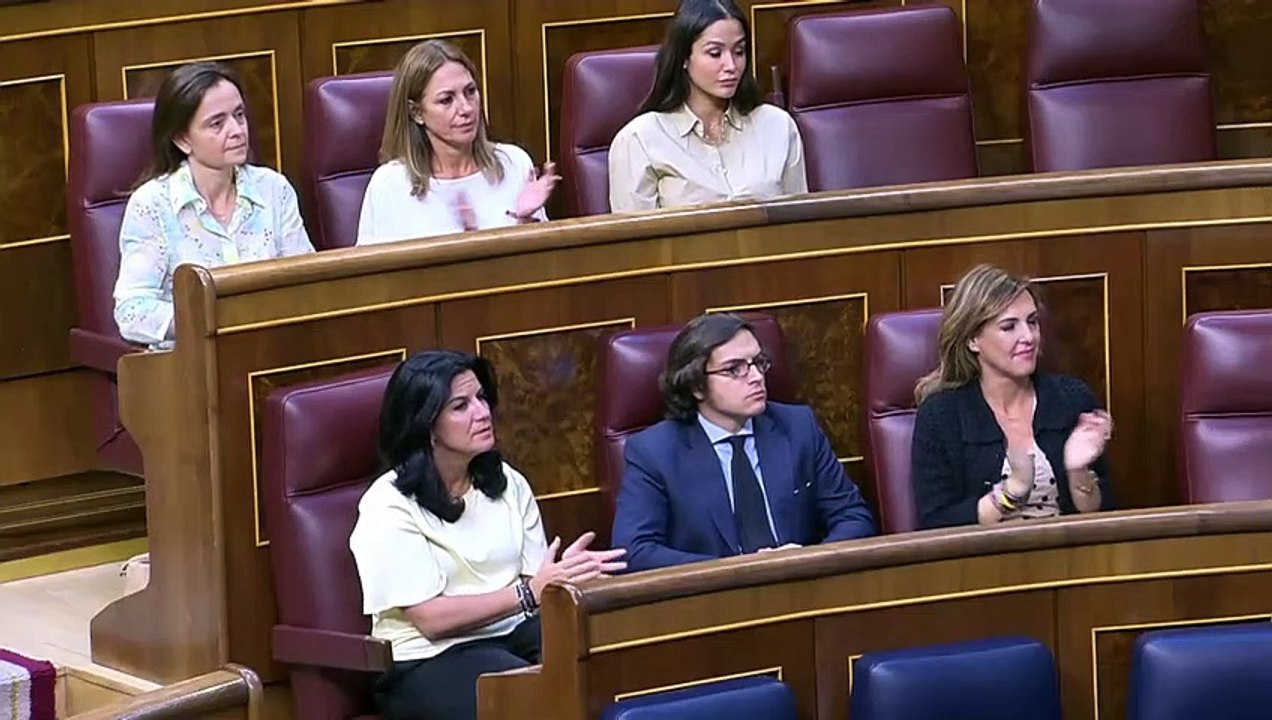 La cara de Oskar Matute (Bildu) ante la frase de esta diputada de Vox