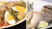 Poisson et salade tunisienne Grillée - سمك مشوي مع سلطة مشوية