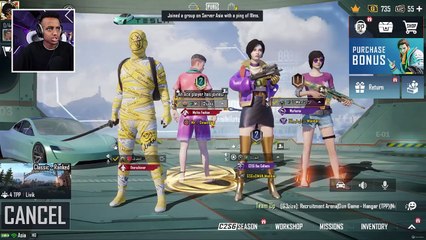 اي سكواد عشوائي يفوزني يربح ايفونات -Pubg Mobile