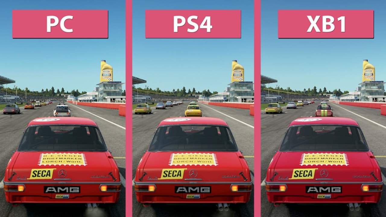 Project cars 2 - pc gegen ps4 und xbox one im grafikvergleich
