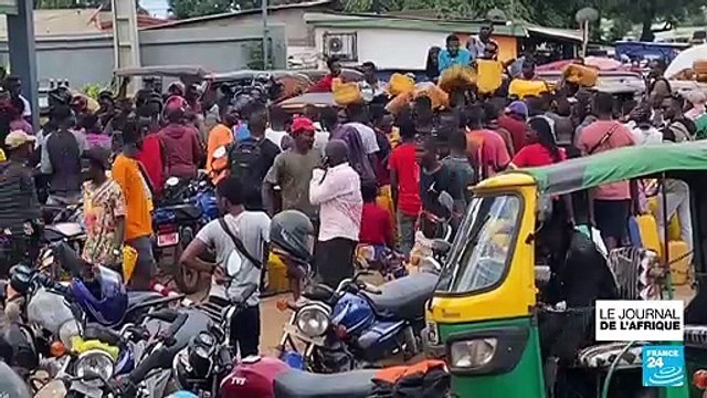 Pénurie de carburant à Conakry : les files d'attente s'allongent devant les stations essence