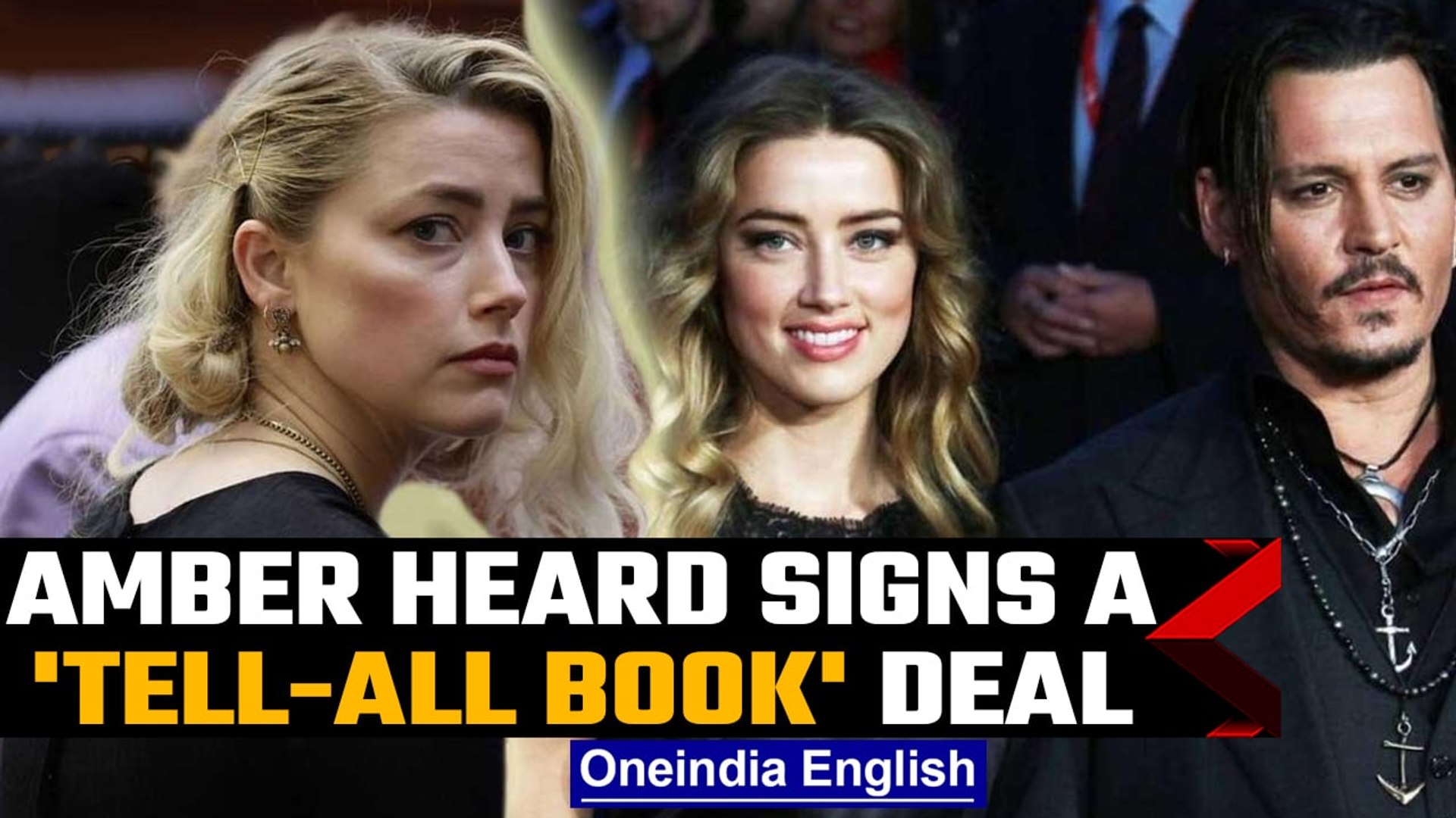 ⁣Amber Heard signs a multi-million dollar deal for 'Tell-all book' | Oneindia News *Interna